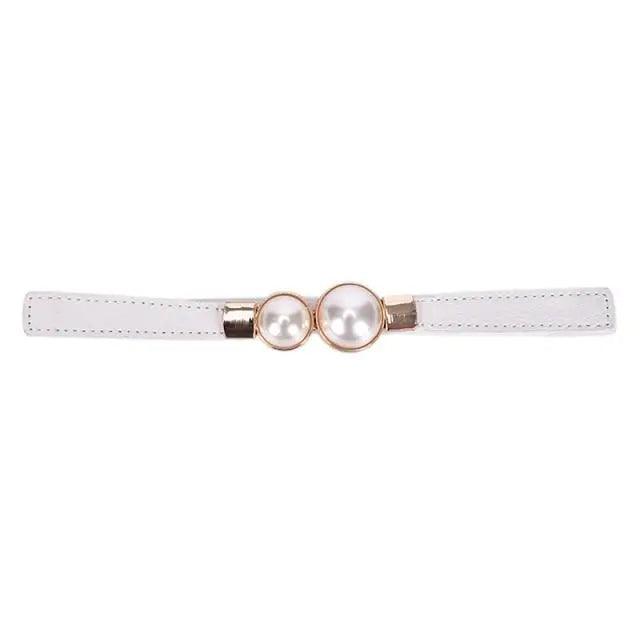 Modern Wide Fabric Strap Silver Metal Buckle Belts For Women Trendy Fashion Stretchable Classic Belts