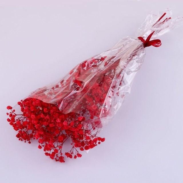 Natural Gypsophila Dried Flowers Mini Babysbreath Flower Preserve Floral  Decor Bouquet Wedding Party Home Backdrop Decor 12cm