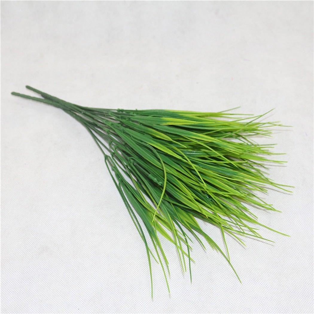 New Artificial Shrubs Boston Fern Grass Fake Green Bushes Indoor Outdoor UV Resistant Indoor Outside For Home Garden Porch Window Décor