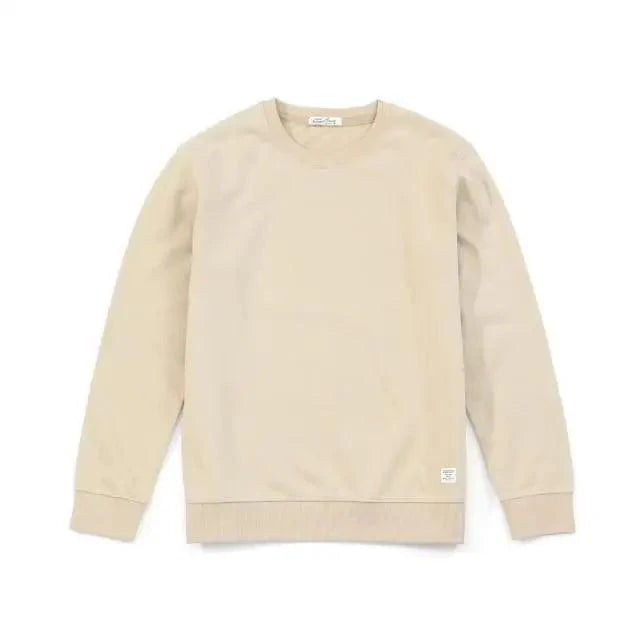 New Autumn  Winter Sweatshirt Men Casual Minimalist Sweatshirt O-Neck For Men Solid Color Ladies Long Sleeve Casual Pullover Clothes Sweatshirt