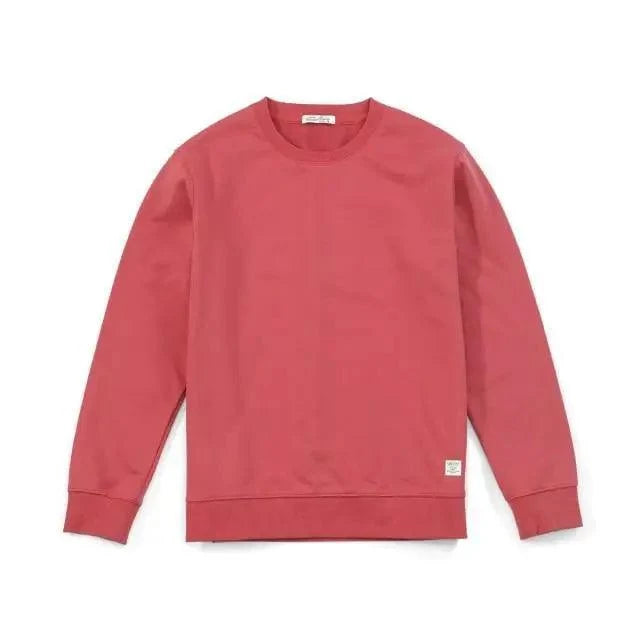 New Autumn  Winter Sweatshirt Men Casual Minimalist Sweatshirt O-Neck For Men Solid Color Ladies Long Sleeve Casual Pullover Clothes Sweatshirt
