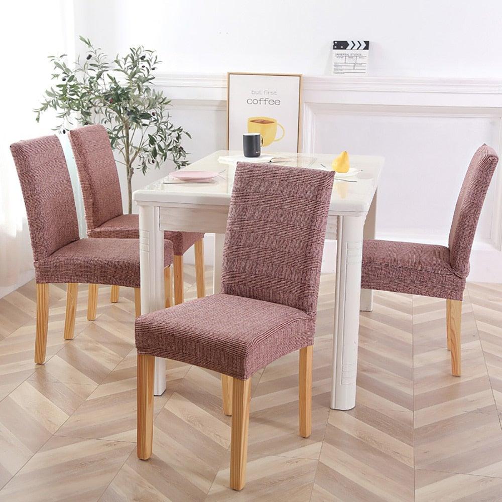 New Chair Covers Spandex Stretch Chair Covers Dining Slipcover Decorative Chair Cover floral For Kitchen Wedding Banquet Hotel Stretch Armless Chair Slipcover for Dining Room Seat Cushion, Spandex Kitchen Parson Chair Protector Cover, Removable & Washable
