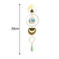 New Crystal Guardian Angel Wing  Sun-catcher Car Charm For Rear View Mirror Clear Window Rainbow Maker Collection With Crystal Wind Chimes For Home Garden Hanging Decoration Photography Prop