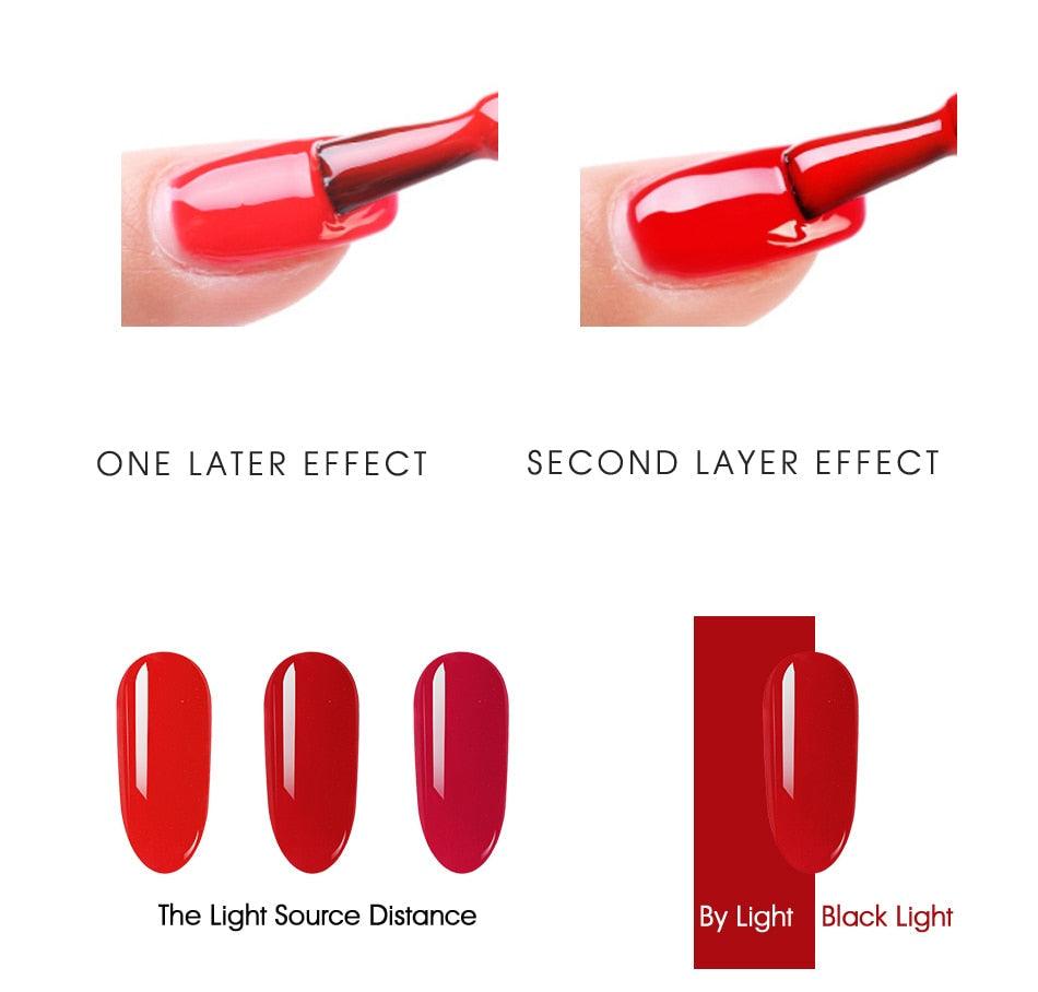 New Fashion Colorful Nail Gel Polish Glossy Matte High Effect Modern Manicure Design For Nails For Girls and Women