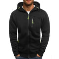 New Stylish Trendy Spring Winter Men Hoodie Hooded Coats Casual Sweatshirts Male Tracksuit Fashion Hoodie Men's Sports Leisure Fitness Jacquard Sweater Fleece Cardigan Hooded Jacket Sweater