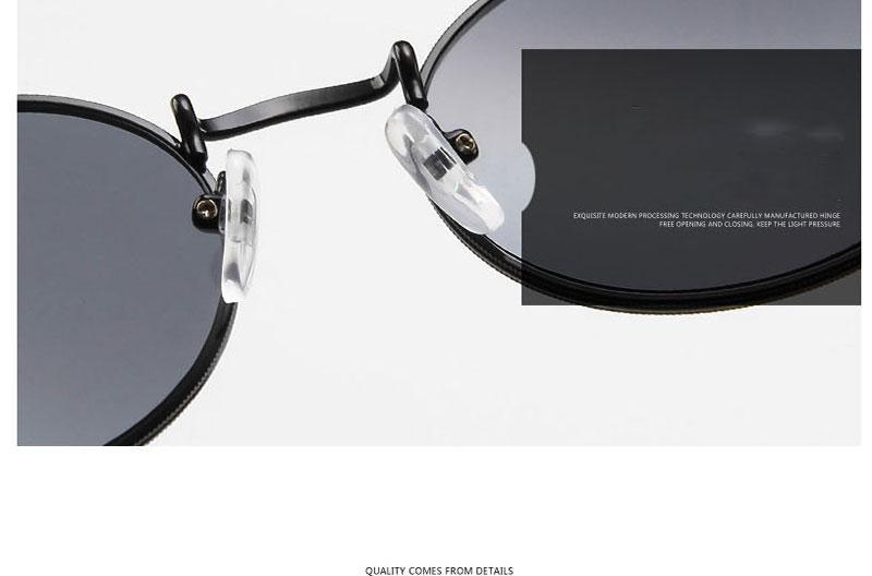 Oval Sunglasses Vintage Retro Sunglasses Designer Glasses for Women Men Oval Shape Sunglasses For Women/Men  Popular Luxury Round Shape  Sunglasses