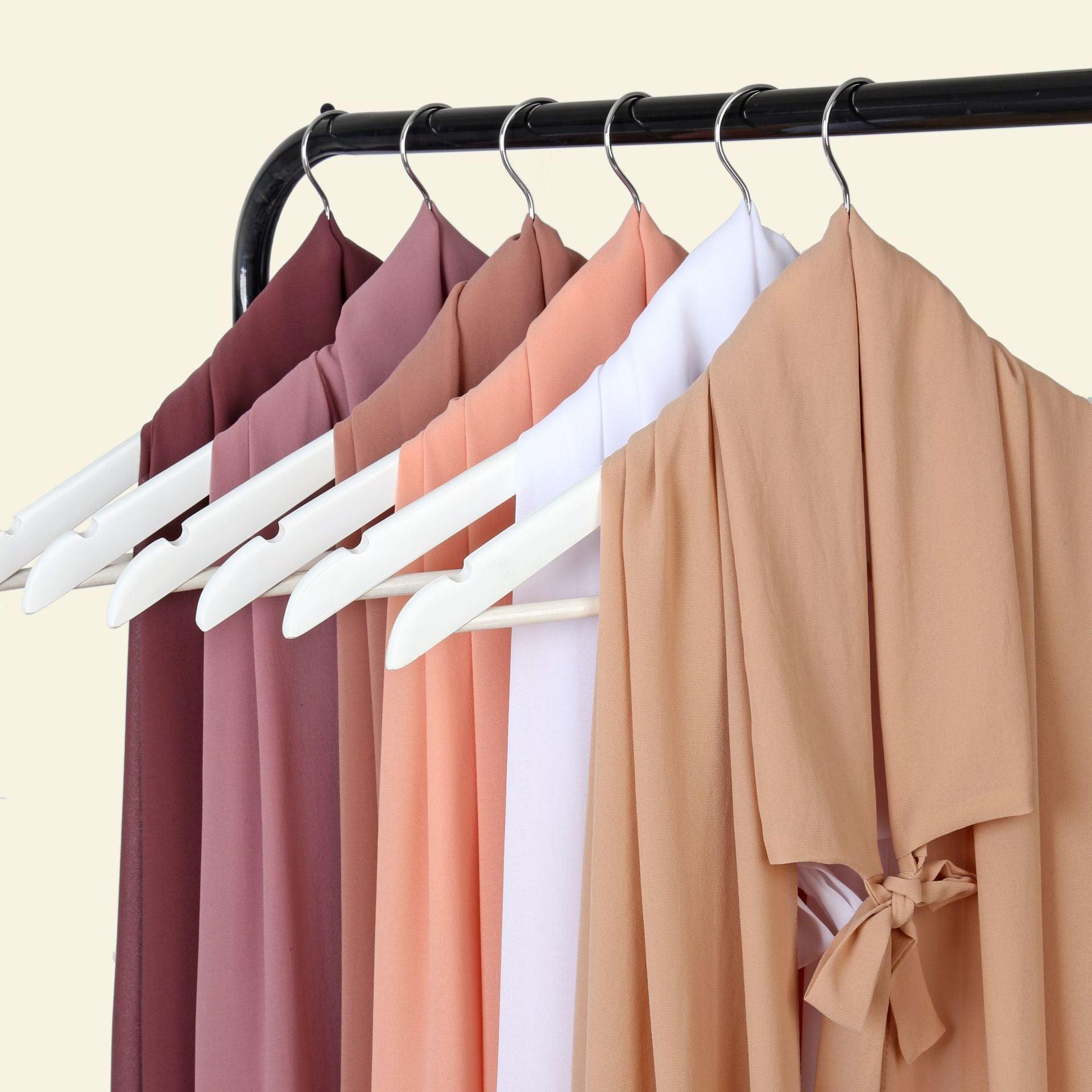 Plain Colorful Soft Lightweight Chiffon Elegant Hijab Scarf With Bandage Non-Slip Chiffon Echarpe Elegant Breathable Islam Long Hijabs Headband Fashion Turban Headwrap For Women