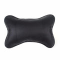 1pcs Universal Car Neck Pillows PVC Leather Breathable Mesh Auto Car Neck Rest Headrest Cushion  Headrest Pillow Pillow Neck Pillows Both Side Pu Leather Pack Headrest Fit for Most Cars Filled Fiber Universal Car Pillow Car Interior Accessories