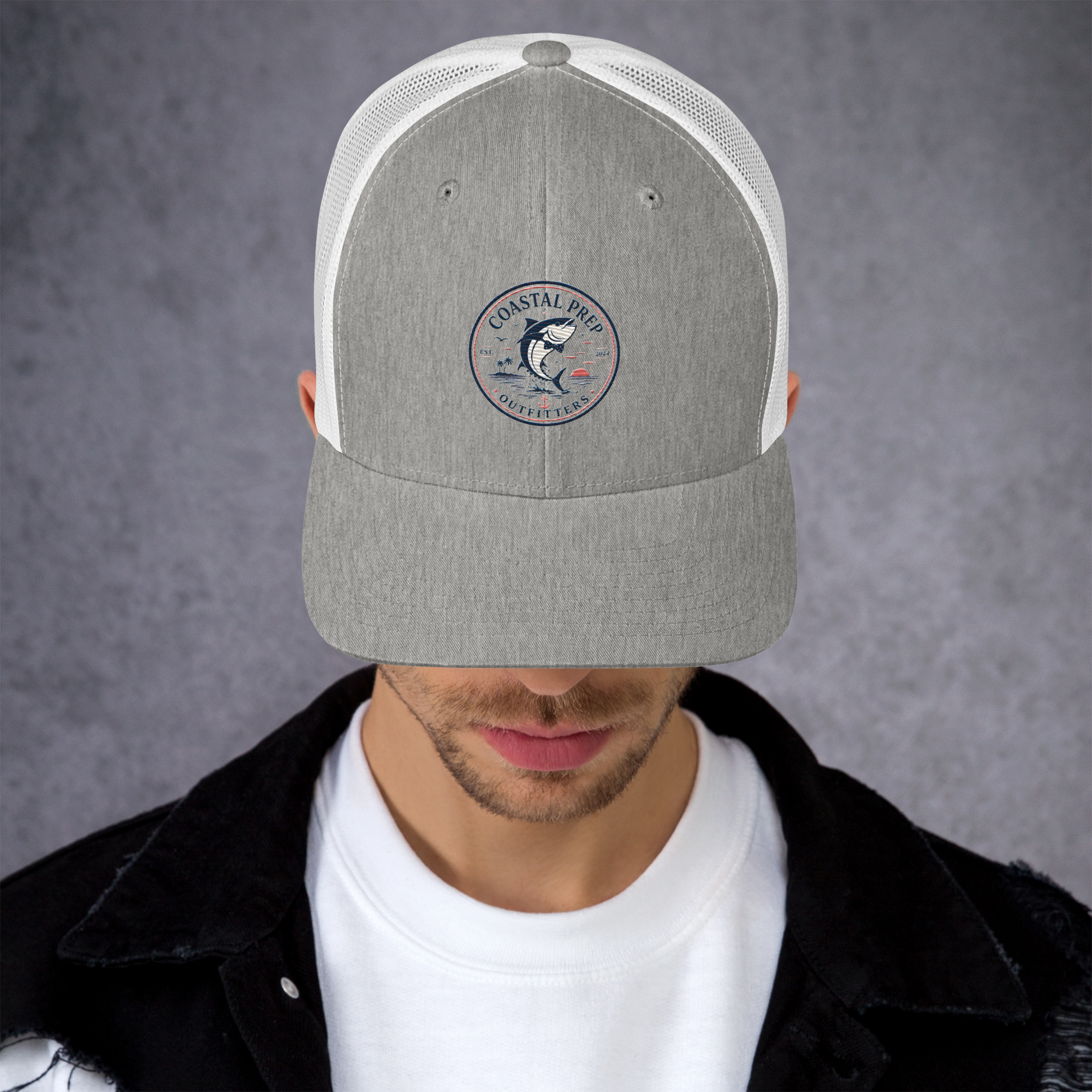 Coastal Prep Outfitters “Bow-Tie Tuna” Trucker Cap