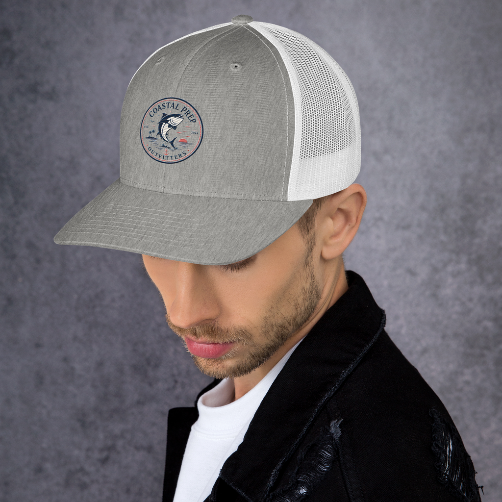 Coastal Prep Outfitters “Bow-Tie Tuna” Trucker Cap