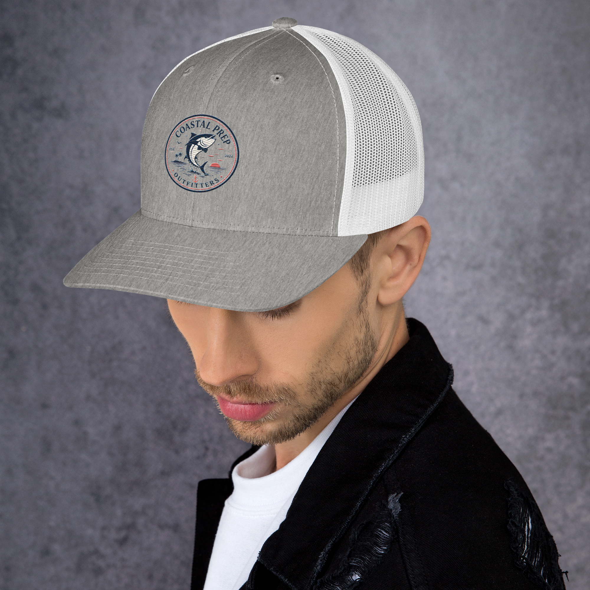 Coastal Prep Outfitters “Bow-Tie Tuna” Trucker Cap