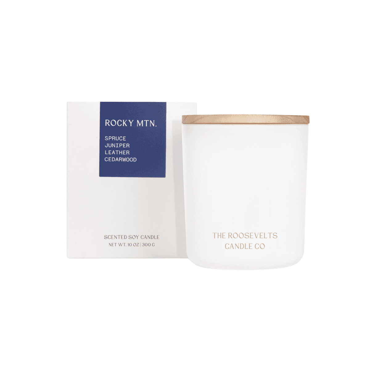 Rocky Mountain Candle - Leather and Cedarwood Scent