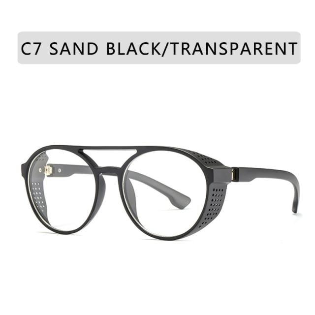 Round Vintage Sunglasses Retro Eyewear For Men Women Classic Sunglasses For Women & Men Retro Style Goggles In Round Shape Flip Up Driving Glasses Vintage Style & Fashionable  Eyewear