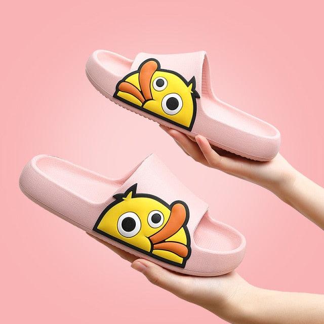 Flip Flops Rubber Beach Slides Waterproof Women Men's Slippers Sandals Cotoon Fur Thick Sole Winter Home Bath Shoes Memory Foam Bedroom Slippers Indoor Shoes Fuzzy Garden Waterproof Slippers