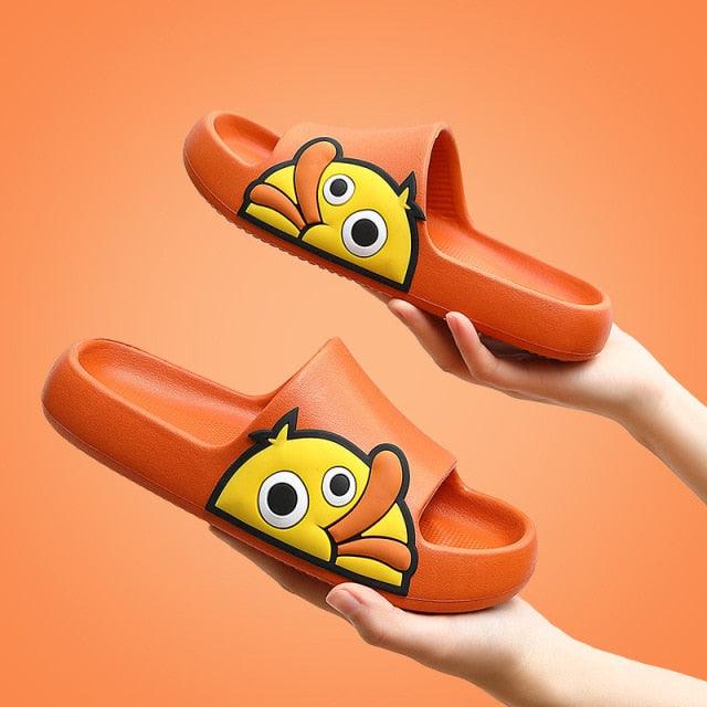 Flip Flops Rubber Beach Slides Waterproof Women Men's Slippers Sandals Cotoon Fur Thick Sole Winter Home Bath Shoes Memory Foam Bedroom Slippers Indoor Shoes Fuzzy Garden Waterproof Slippers