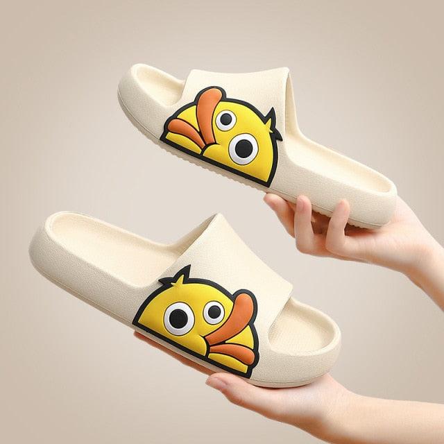 Flip Flops Rubber Beach Slides Waterproof Women Men's Slippers Sandals Cotoon Fur Thick Sole Winter Home Bath Shoes Memory Foam Bedroom Slippers Indoor Shoes Fuzzy Garden Waterproof Slippers