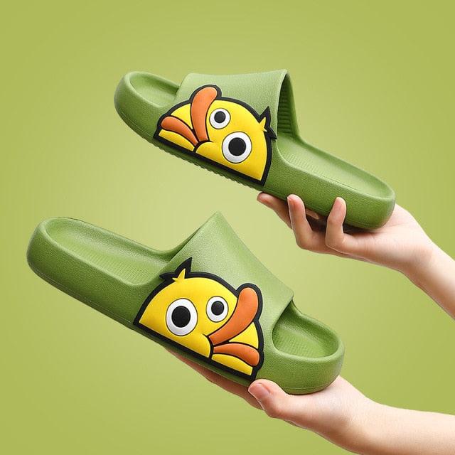 Flip Flops Rubber Beach Slides Waterproof Women Men's Slippers Sandals Cotoon Fur Thick Sole Winter Home Bath Shoes Memory Foam Bedroom Slippers Indoor Shoes Fuzzy Garden Waterproof Slippers