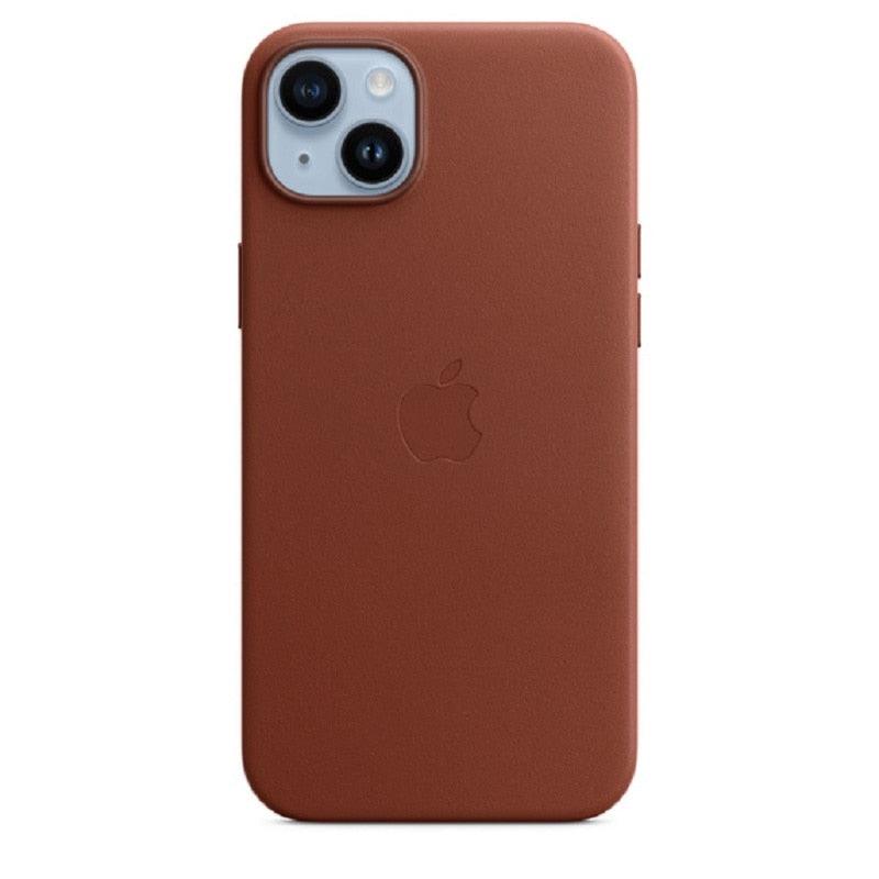 Simple Colorful Leather With Case For iPhone 14 Pro Max 14 Plus Case Wireless Charging Magnetic Cases Leather Case Stylish Unique Cover For iPhone