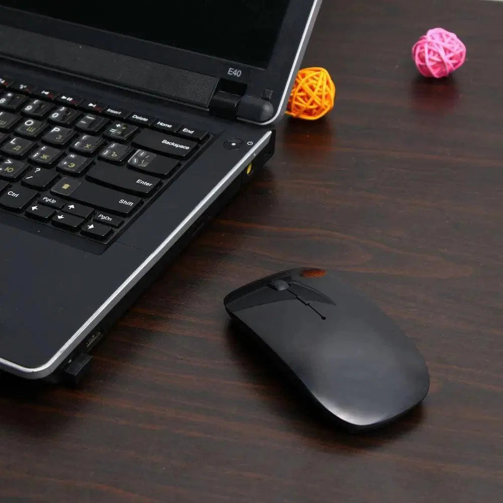 Simple Thin 1600 DPI USB Optical Black/White Wireless Computer Office Mouse Ultra Slim 2.4GHz Mouse For PC Laptop Classic Gaming Mouse