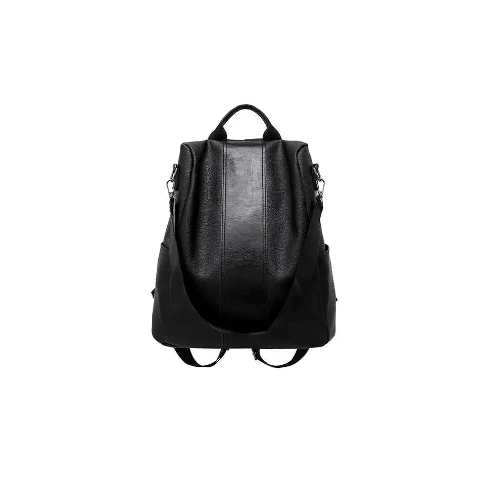 Sizzling Anti-Theft Vintage Style Leather Backpacks for Teenager Girls And Women School Bagpack For Females Travel Bags