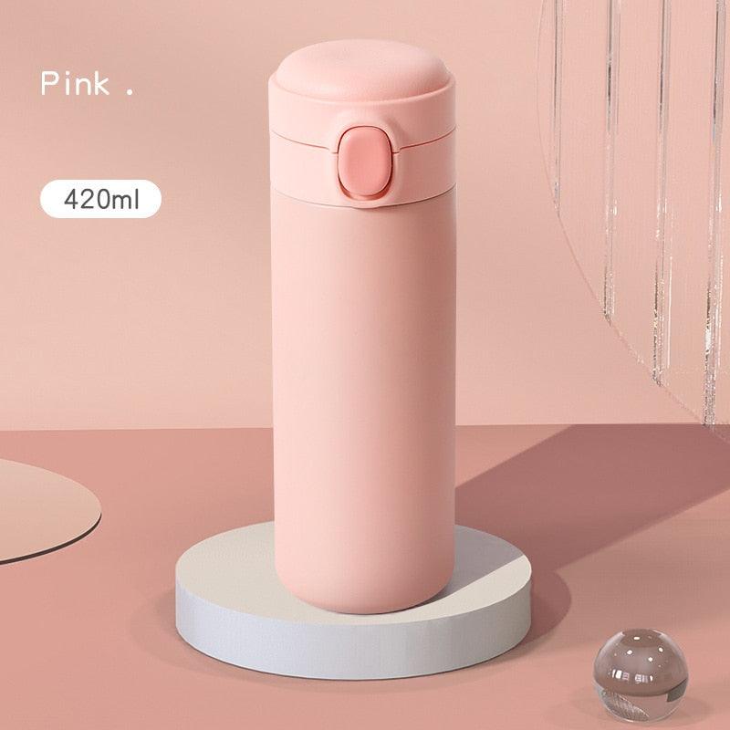Smart Thermos Mug Mini Stainless Steel Thermos Cup Portable Leak Proof Water Cup with Filter Water Vacuum Tea Coffee Bottle Cup Smart Water bottle Stainless Steel Travel Mug Thermoses Cup Flask