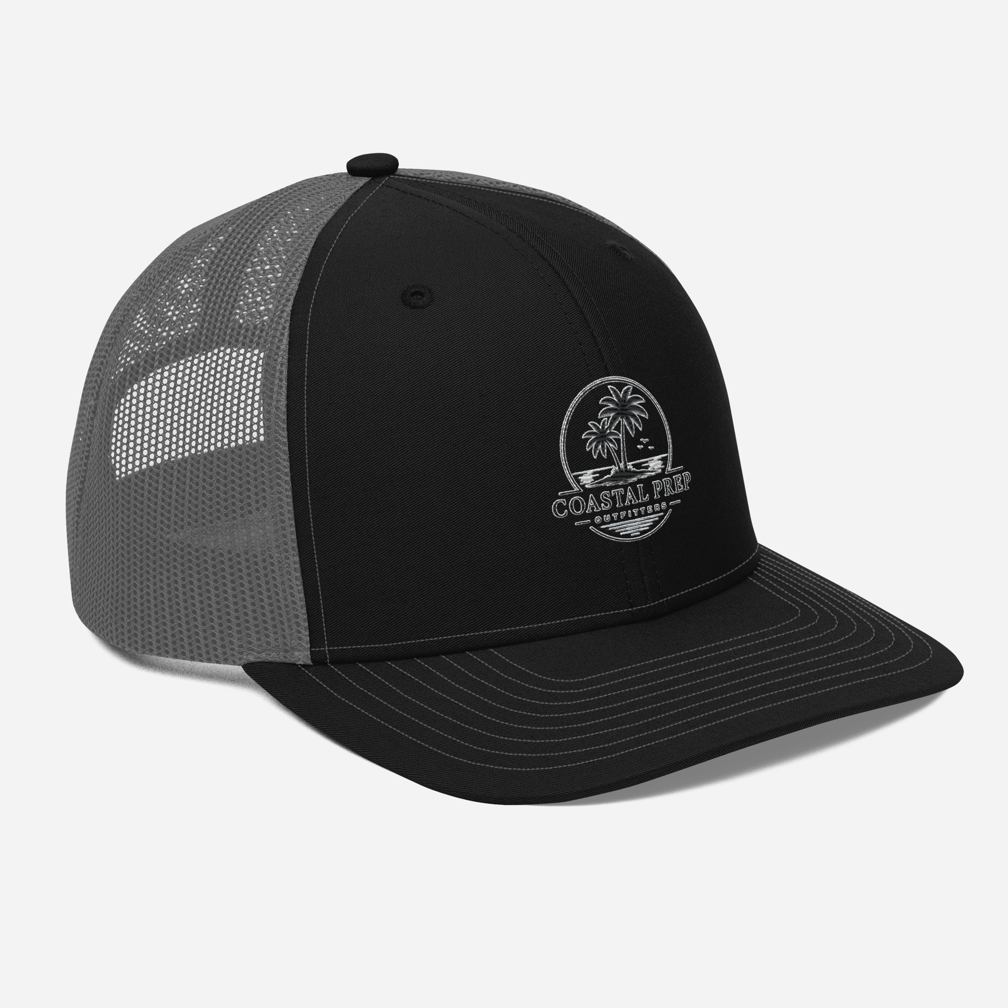 Richardson 112 Palm Sunset Trucker Hat | Coastal Prep Outfitters Mesh Snapback