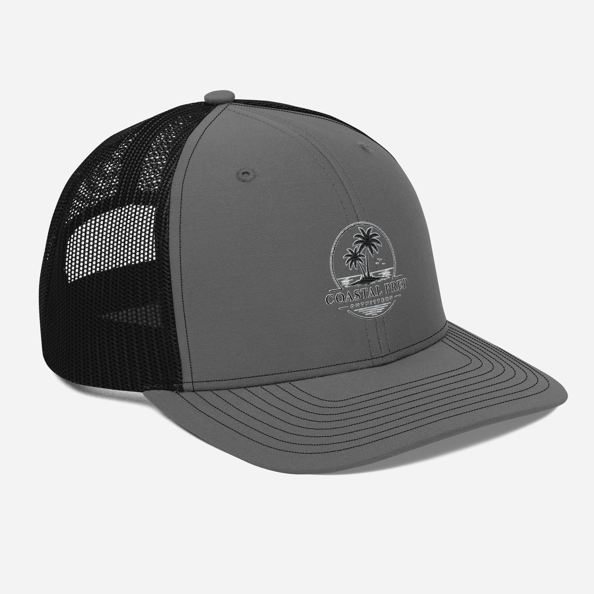 Richardson 112 Palm Sunset Trucker Hat | Coastal Prep Outfitters Mesh Snapback