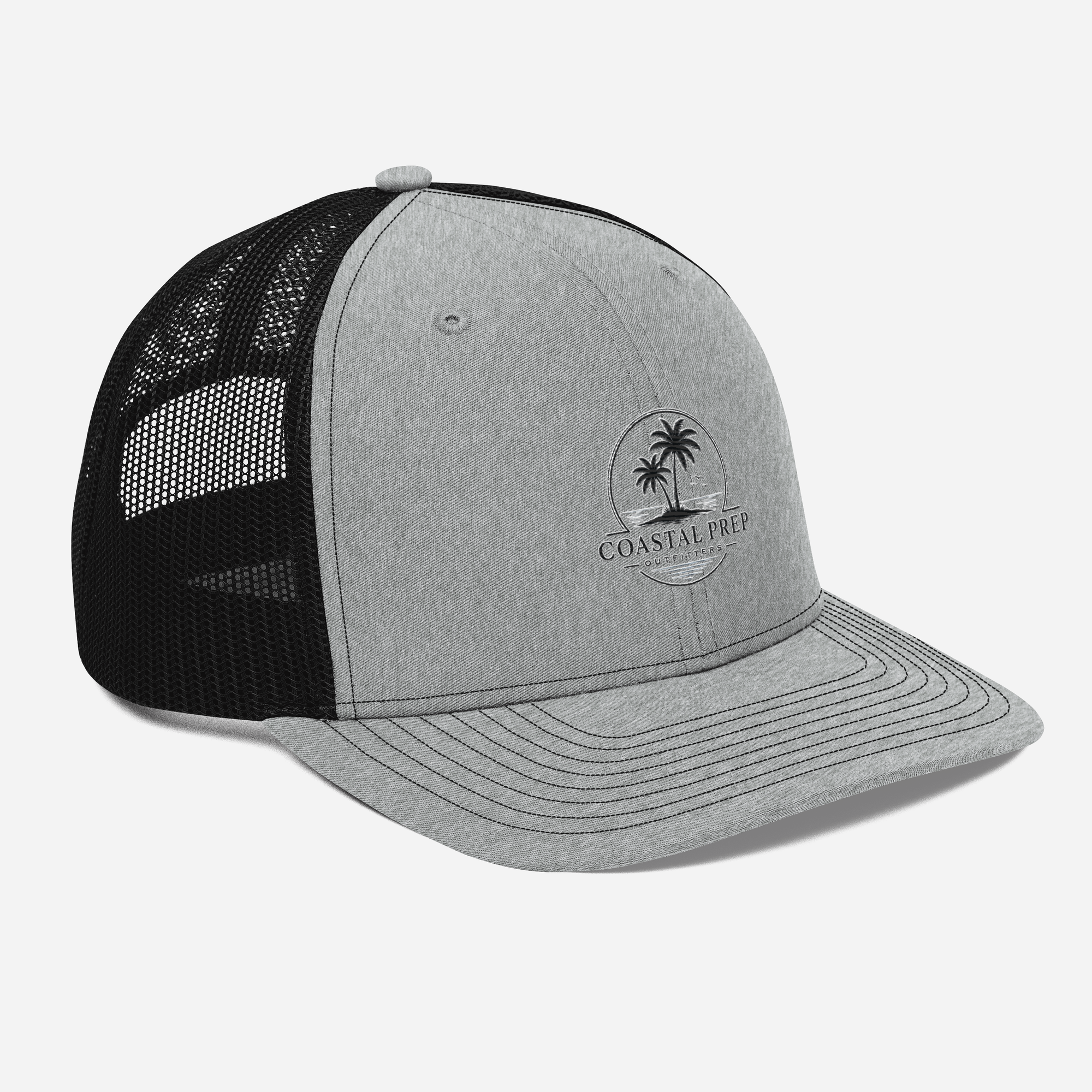Richardson 112 Palm Sunset Trucker Hat | Coastal Prep Outfitters Mesh Snapback