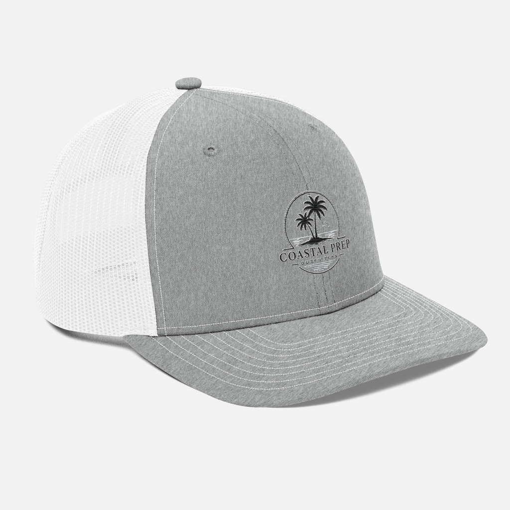 Richardson 112 Palm Sunset Trucker Hat | Coastal Prep Outfitters Mesh Snapback