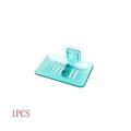 Soap Dish Suction Cup Soap Dish Soap Dish for Bathroom Case Soap Box Dish Storage Plate Drain Soap Box Soap Holder Transparent Soap Dish Drainer Tray - Suction Cup Soap Dish Holder Wall Mounted for Bathroom Shower