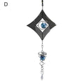 Spiral Rotating Wind Chimes Windows Metal Spiral Tail Stainless Steel Spin Decor For Indoor Outdoor Spinner Wind Chime Decoration Christmas Spinner Crystal Wind Chime