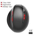Stylish Wireless Gaming Mouse Vertical Ergonomic Rechargeable Gamer Mouse  Classic USB 7 Key Magic Mouse For PC Laptop Notebook Computer Desktop