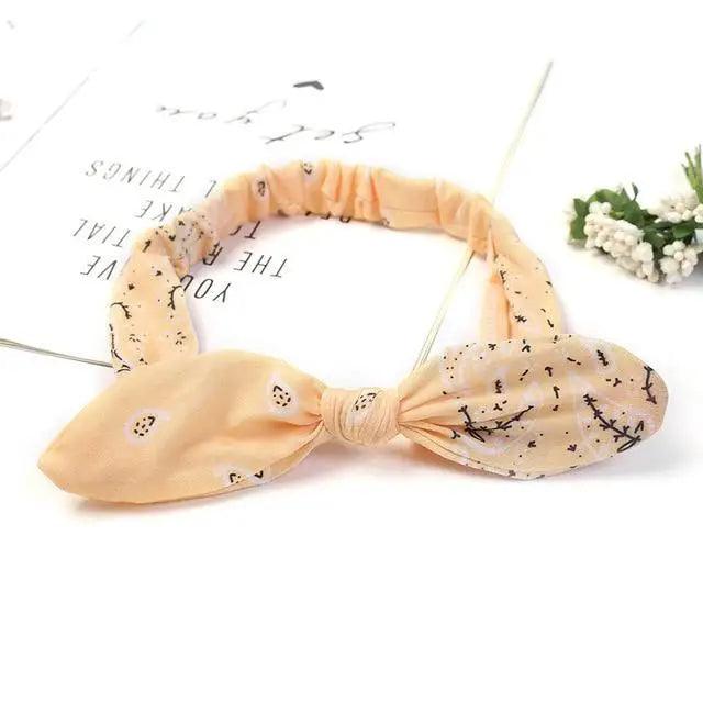 Unique Style Women's Soft Solid Print Headbands Vintage Cross Knot Elastic Hairbands Bandanas Girls Hair Bands Hair Accessories