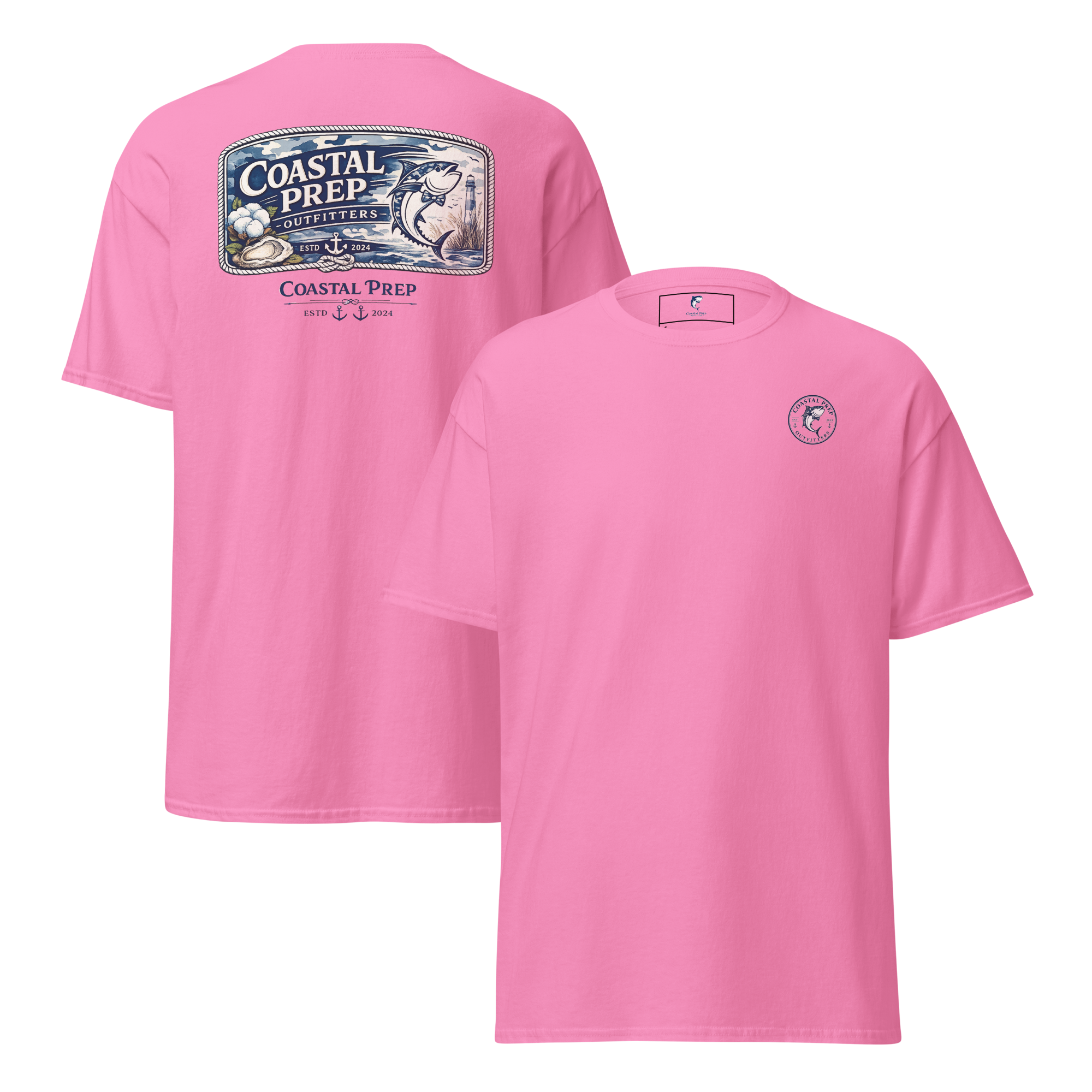Coastal Prep Outfitters - Bluewater Heritage Badge Tee