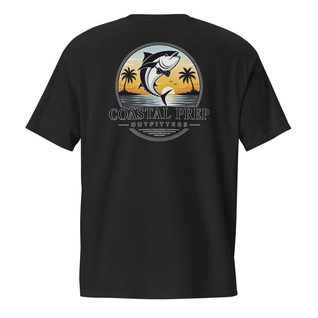 Bow Tie Tuna Pocket Tee | Comfort Colors® Garment-Dyed T-Shirt | Coastal Prep Outfitters