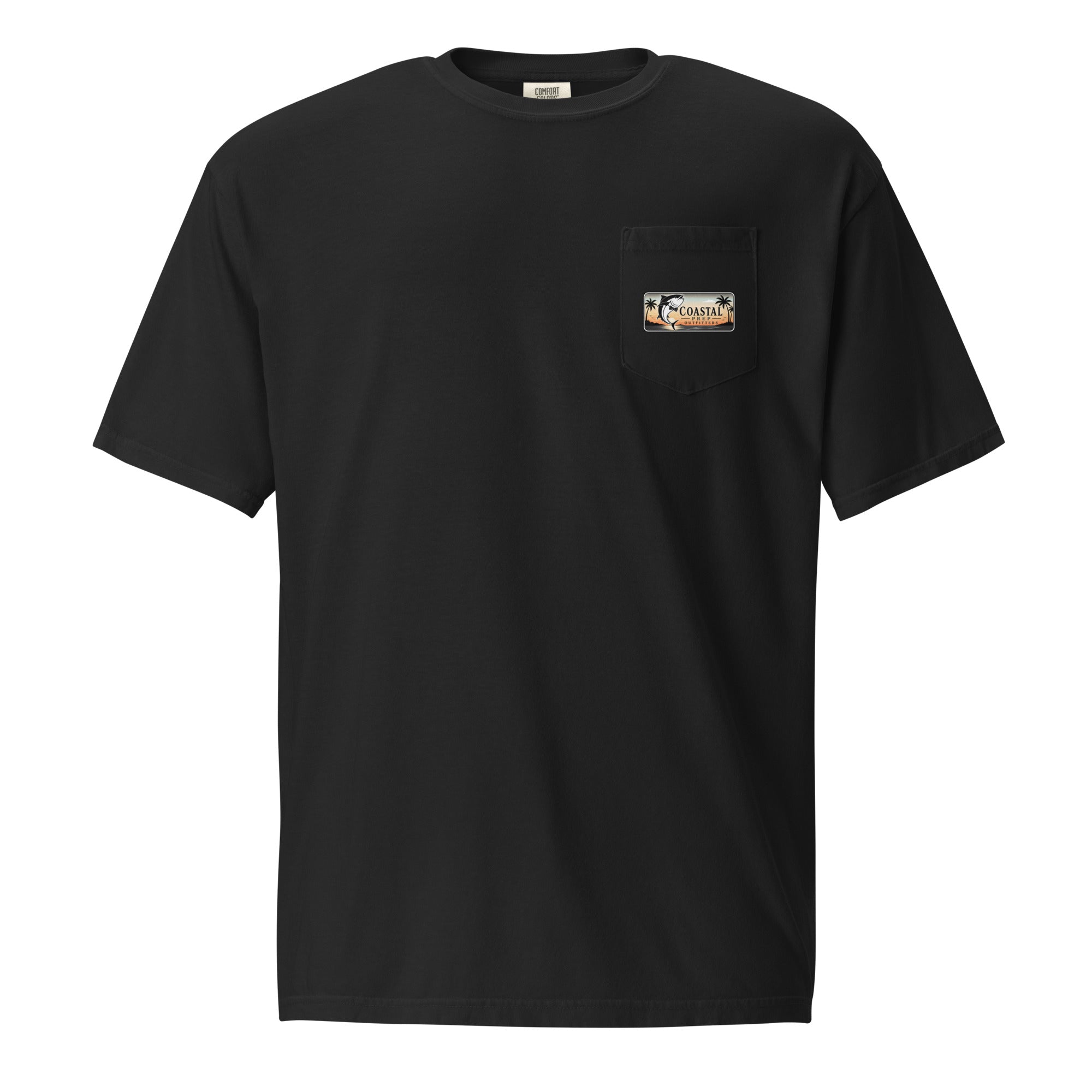 Bow Tie Tuna Pocket Tee | Comfort Colors® Garment-Dyed T-Shirt | Coastal Prep Outfitters