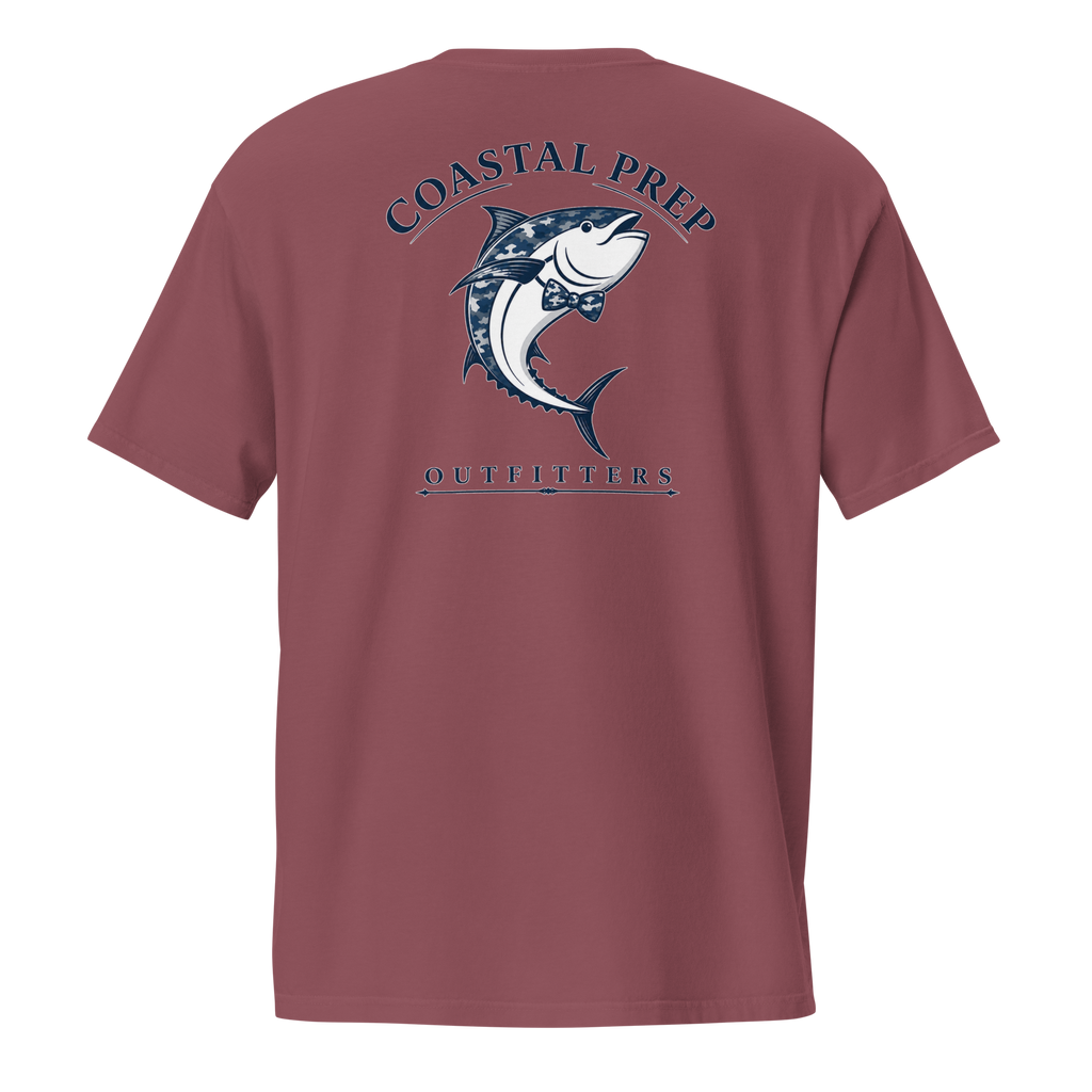 Coastal Prep Outfitters | “The Bowtie Tuna” Camo Pocket Tee