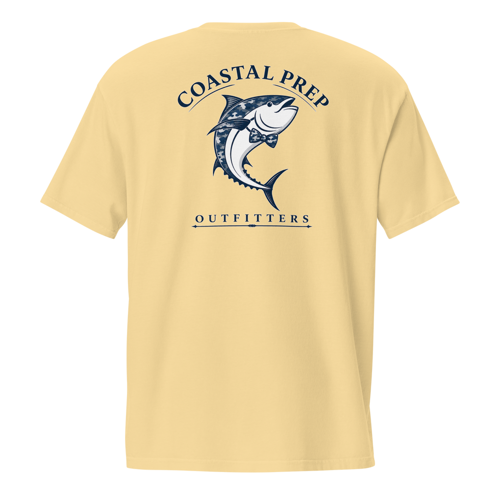 Coastal Prep Outfitters | “The Bowtie Tuna” Camo Pocket Tee