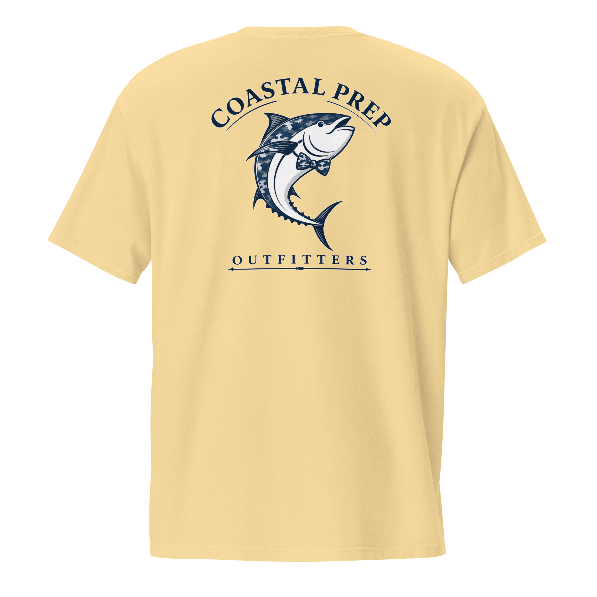 Coastal Prep Outfitters | “The Bowtie Tuna” Camo Pocket Tee
