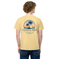Coastal Sunset Palms Pocket Tee | Comfort Colors® Garment-Dyed T-Shirt | Coastal Prep Outfitters