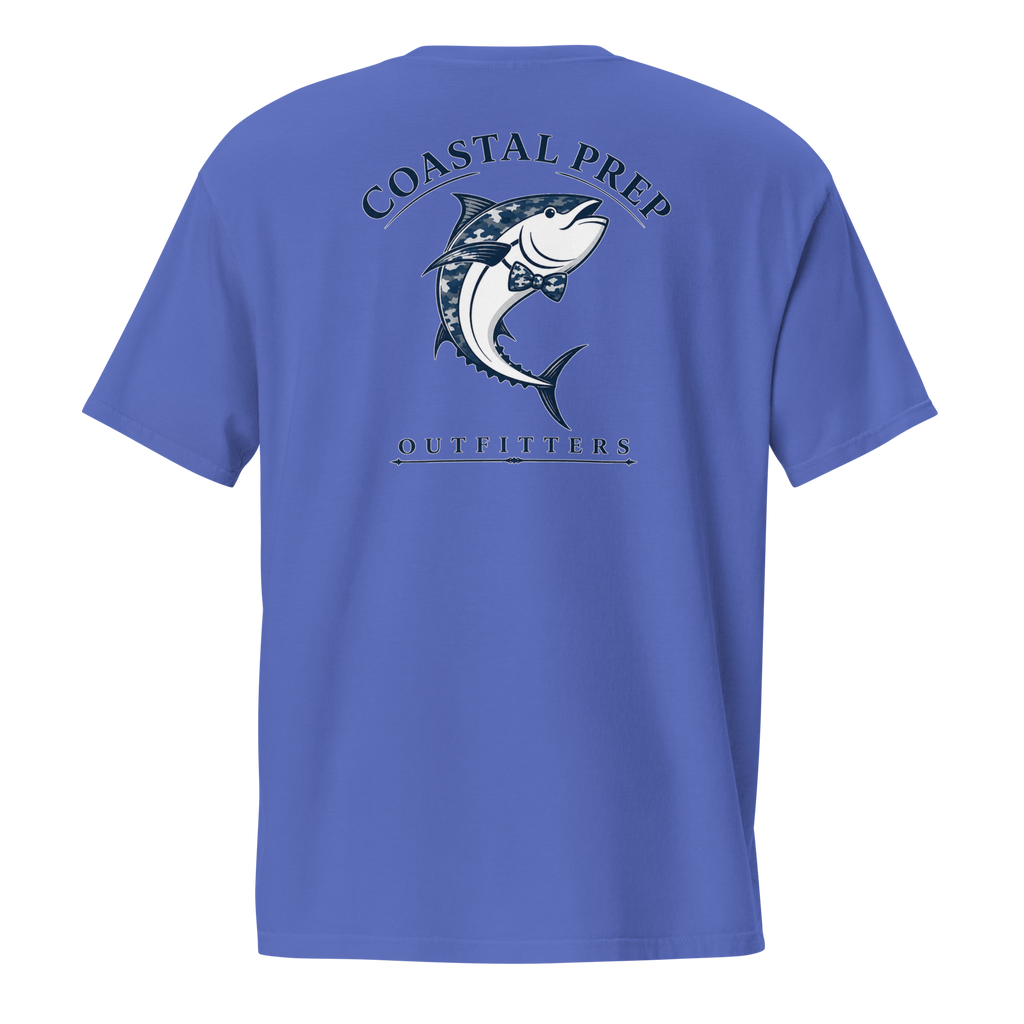 Coastal Prep Outfitters | “The Bowtie Tuna” Camo Pocket Tee