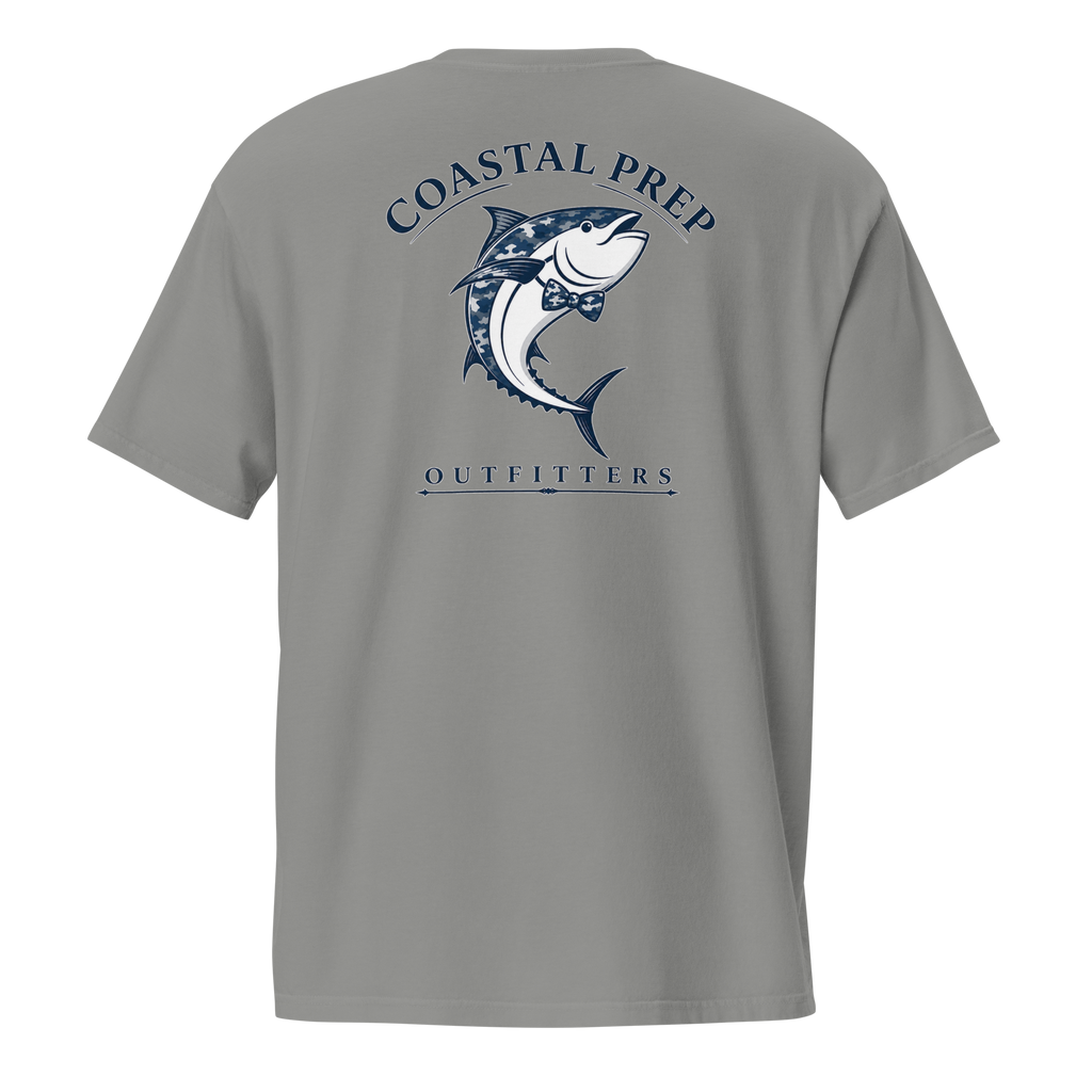 Coastal Prep Outfitters | “The Bowtie Tuna” Camo Pocket Tee