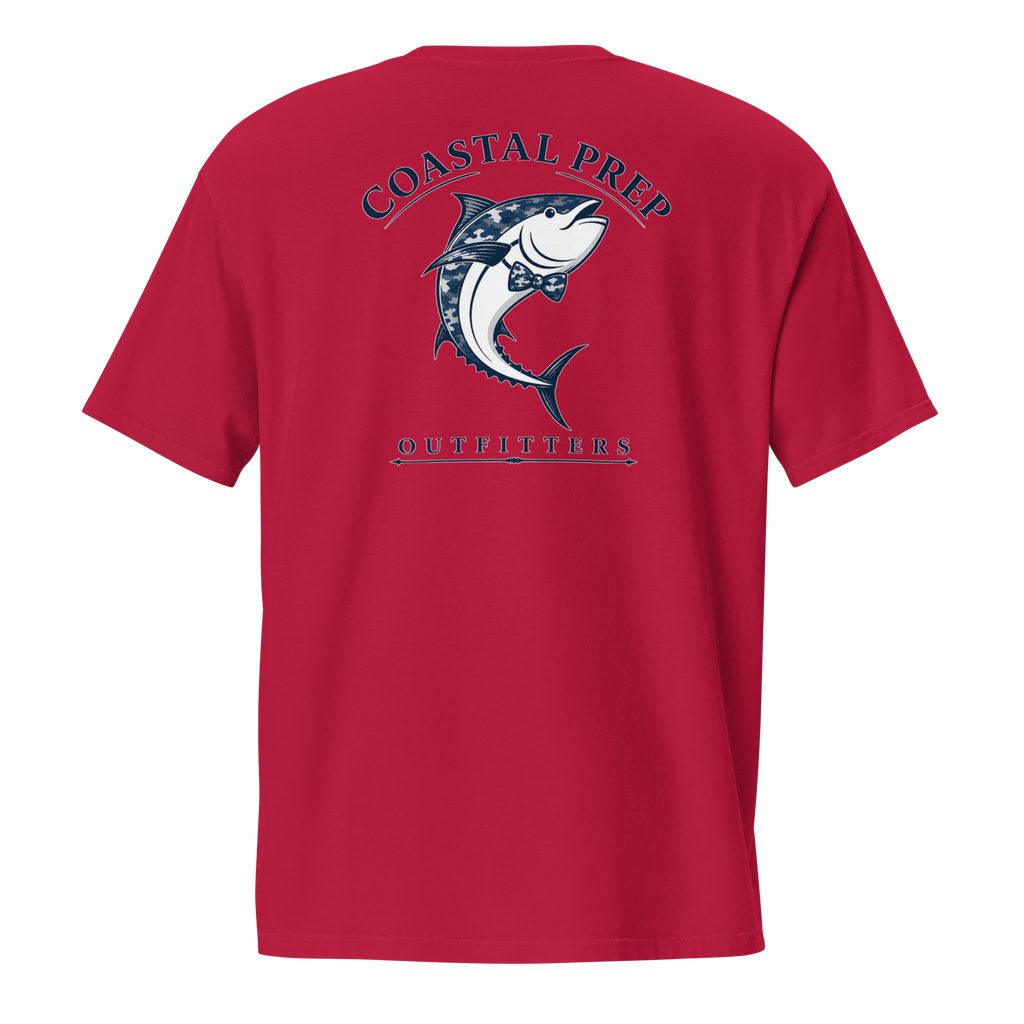 Coastal Prep Outfitters | “The Bowtie Tuna” Camo Pocket Tee