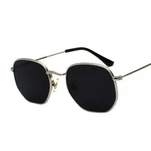 Unisex Luxury Summer Square Men Sunglasses UV400 Sun Glasses Women Metal Frame Glasses Ladies Eyewear