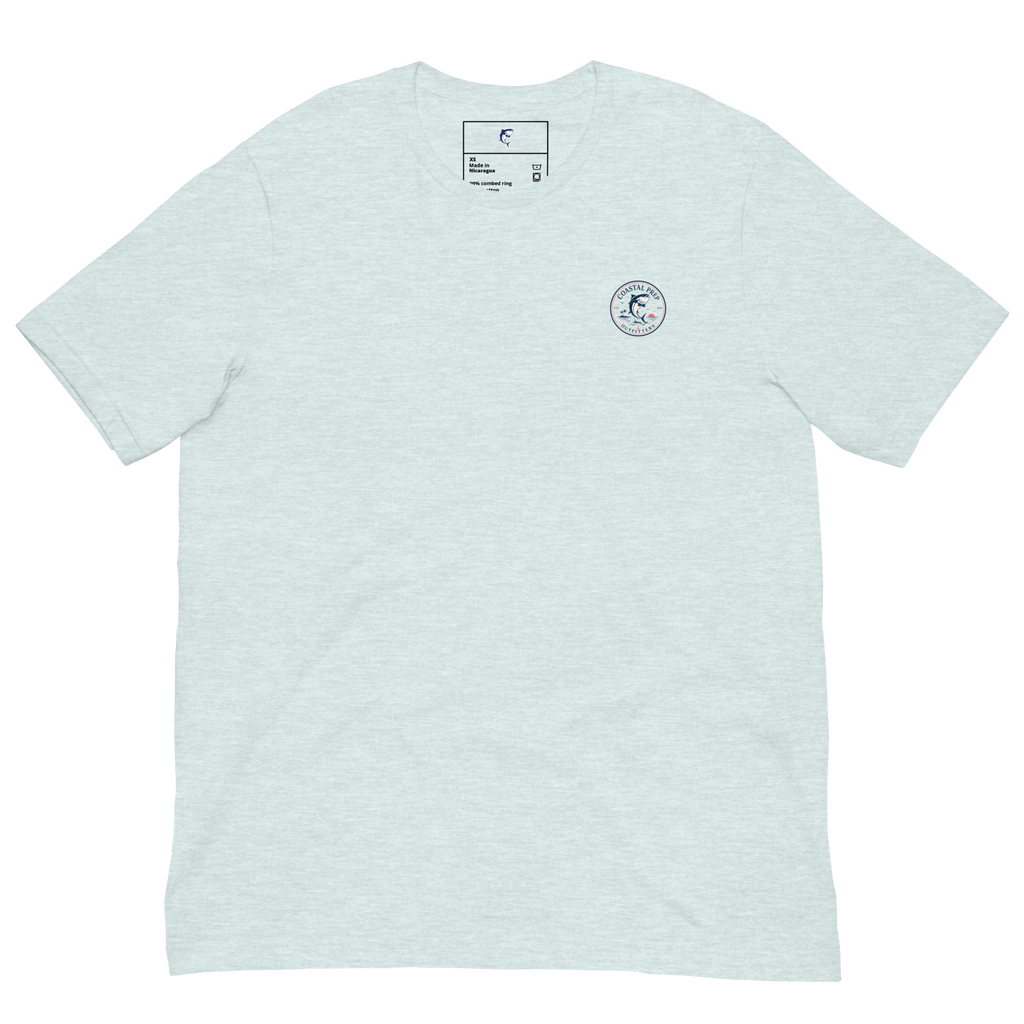 Coastal Prep Outfitters “Bow Tie Tuna Sunset Jump" Unisex tee