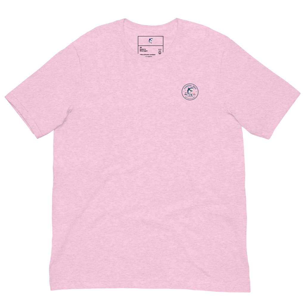 Coastal Prep Outfitters “Bow Tie Tuna Sunset Jump" Unisex tee