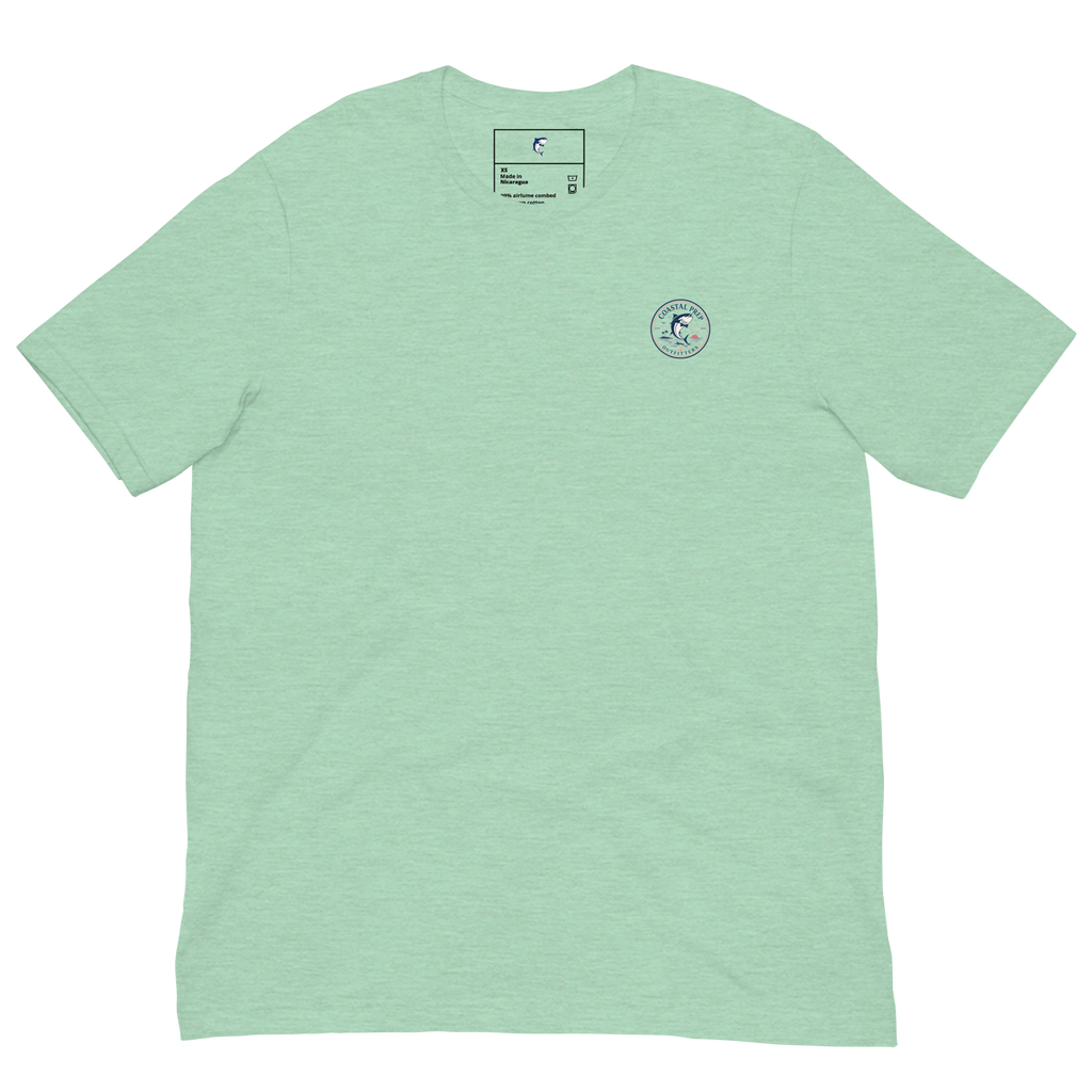 Coastal Prep Outfitters “Bow Tie Tuna Sunset Jump" Unisex tee
