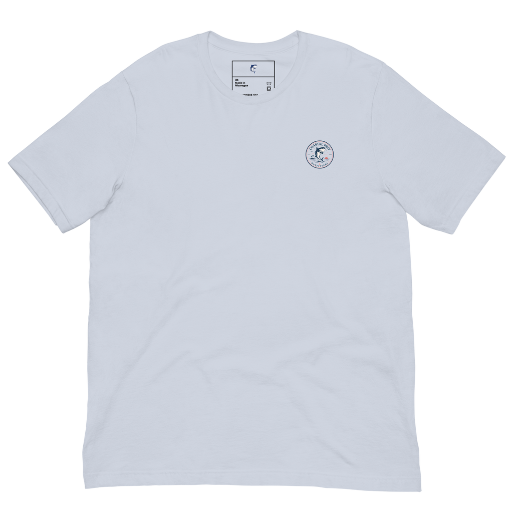 Coastal Prep Outfitters “Bow Tie Tuna Sunset Jump" Unisex tee