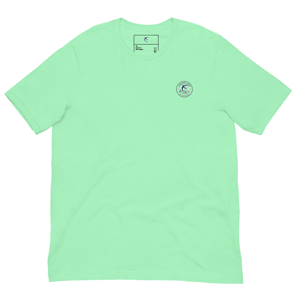 Coastal Prep Outfitters “Bow Tie Tuna Sunset Jump" Unisex tee