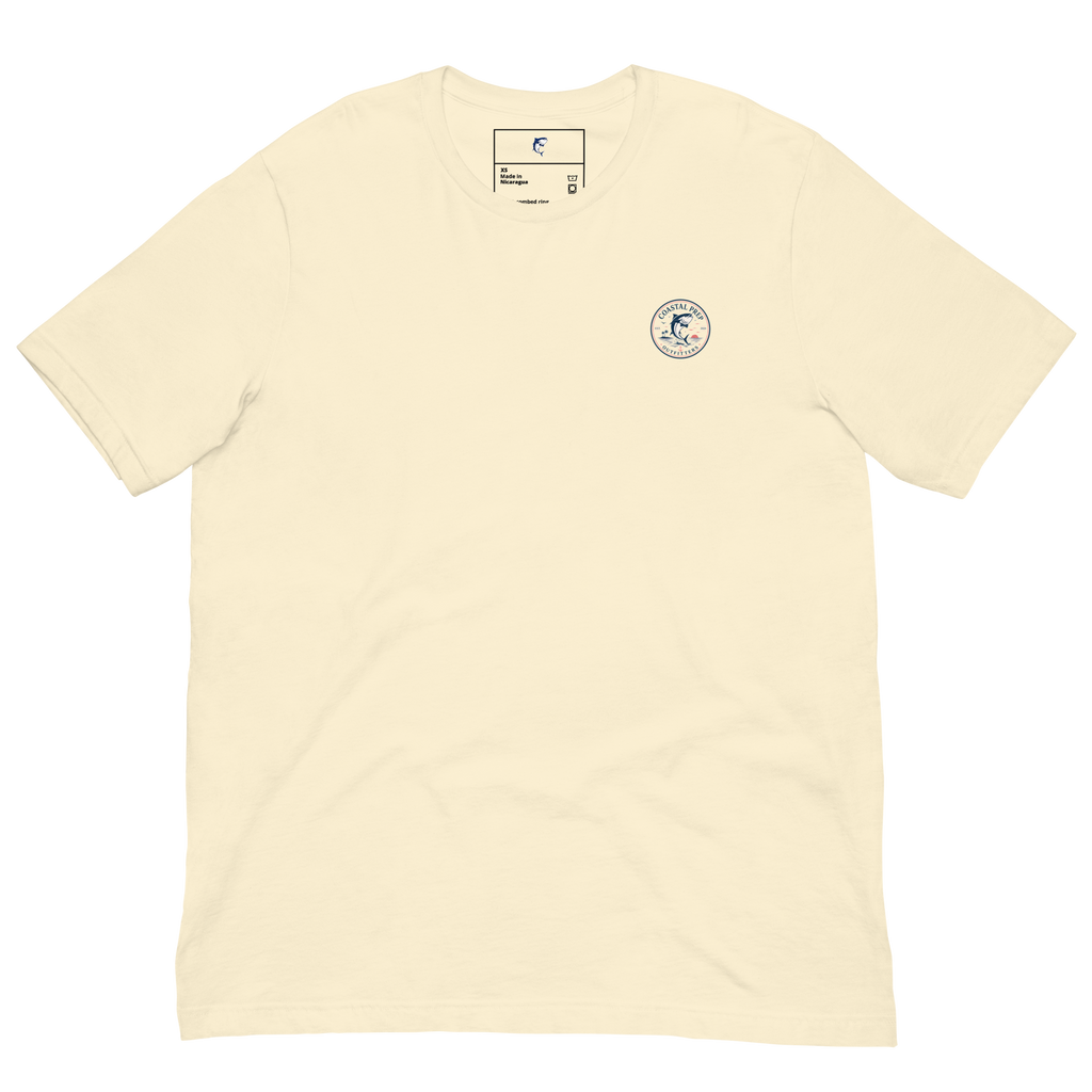 Coastal Prep Outfitters “Bow Tie Tuna Sunset Jump" Unisex tee